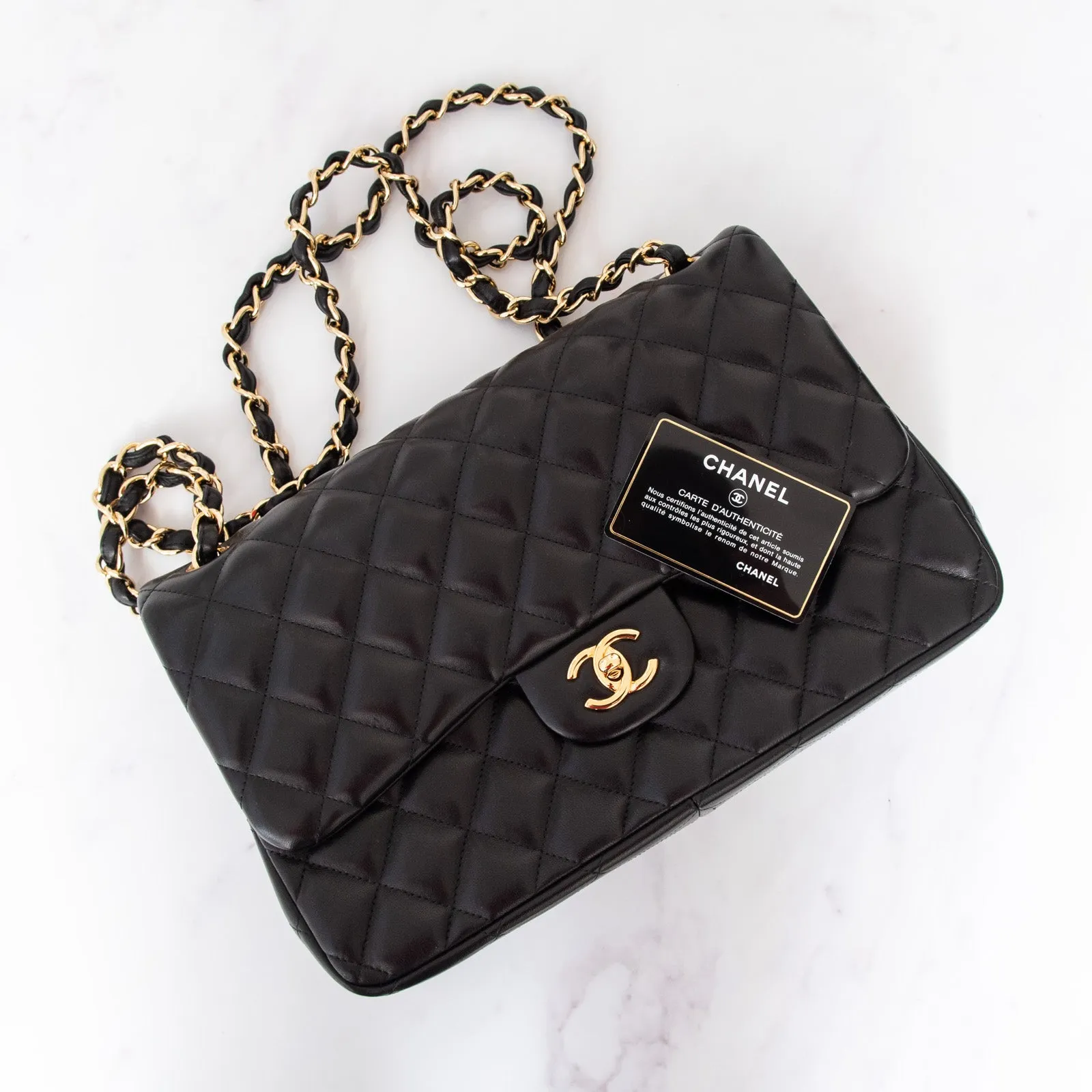 Chanel Black Jumbo Double Flap Bag