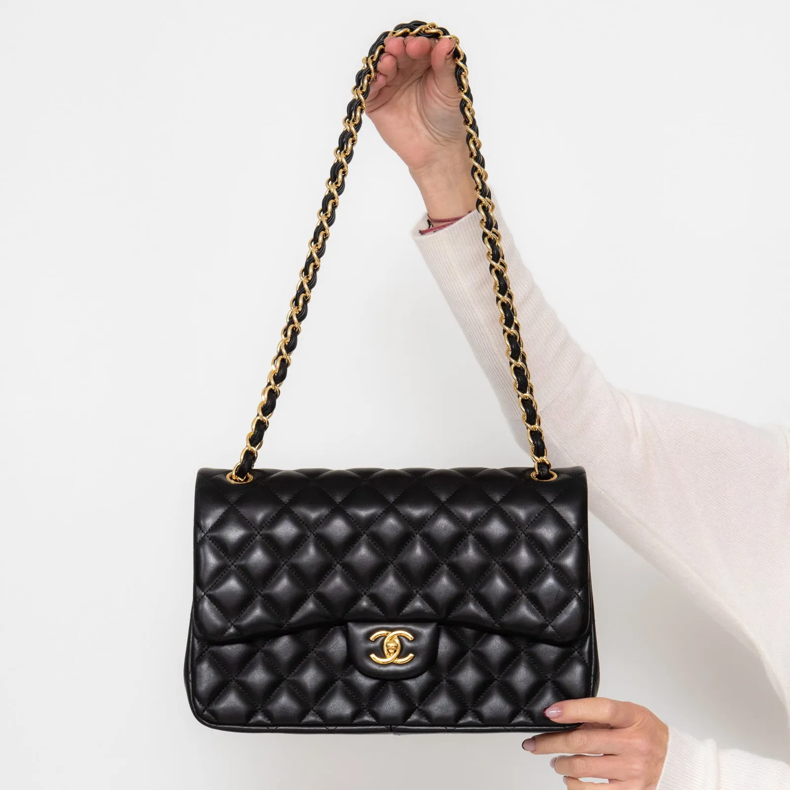 Chanel Black Jumbo Double Flap Bag