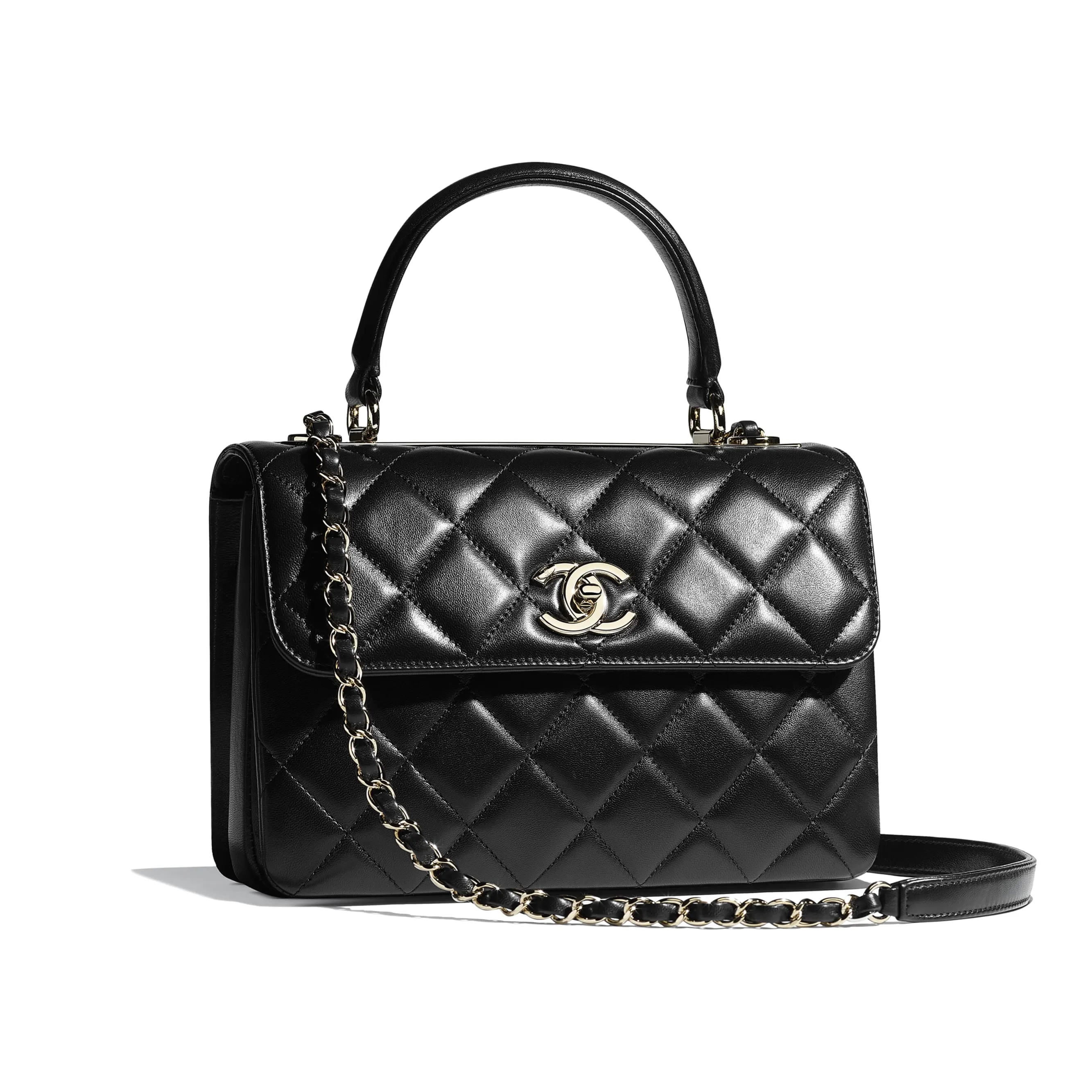 Chanel Classic Jumbo Double Flap Bag Black Silver Hardware