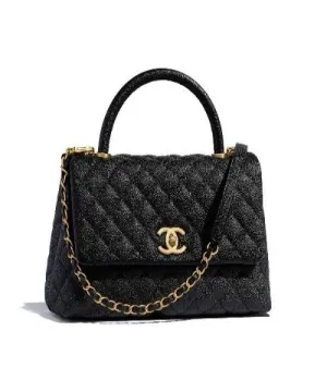 Chanel Flap Bag With Top Handle Black