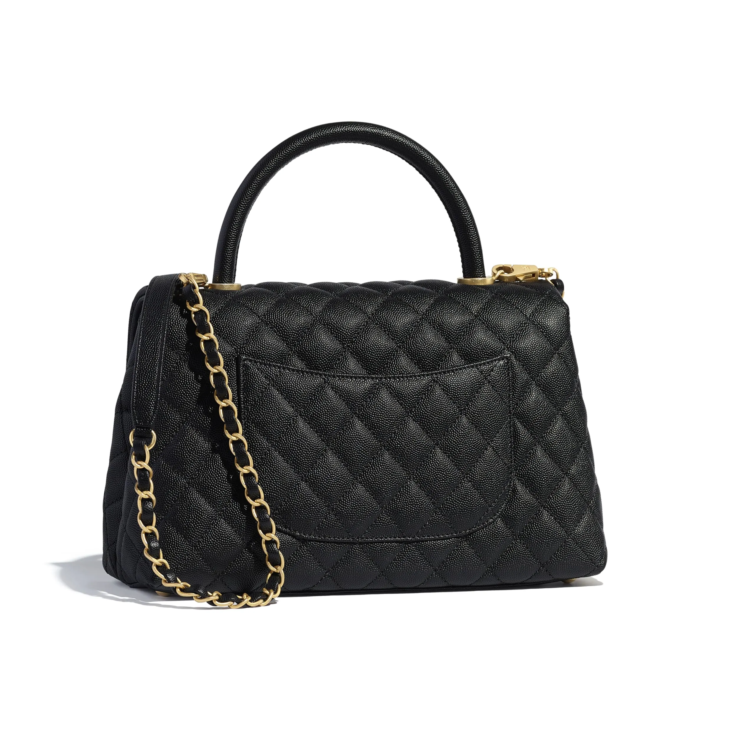 Chanel Flap Bag With Top Handle Black