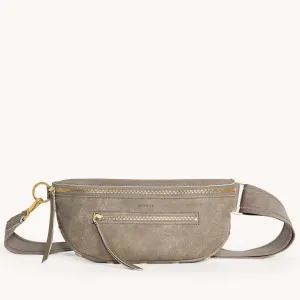 Charles Crossbody | Pewter/Brushed Gold | Med