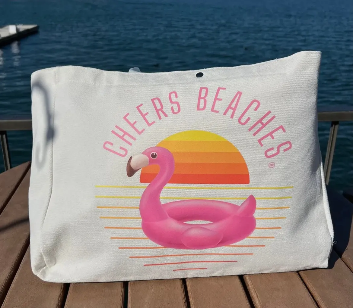 CHEERS BEACHES TOTE