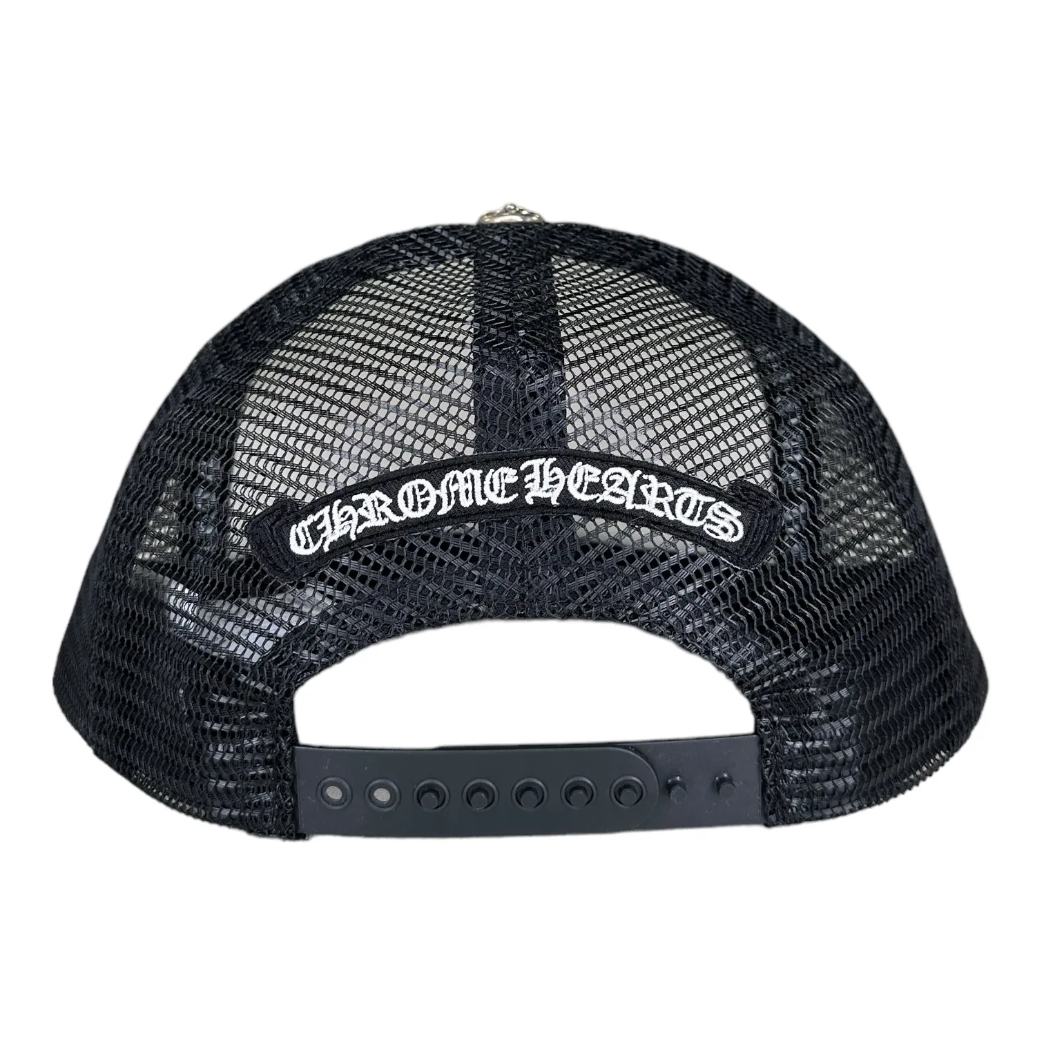 Chrome Hearts Multi Colored Crosses Black/White Trucker Hat