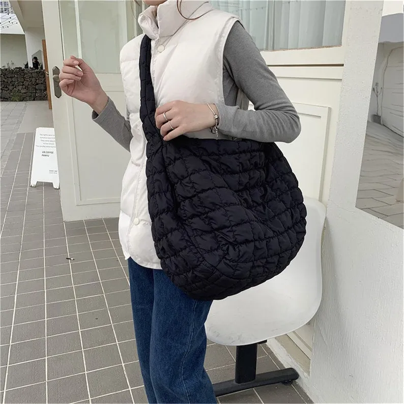 Cloud Pleated Casual Dumpling Bag Messenger Bag