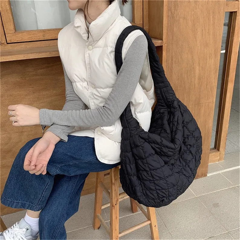 Cloud Pleated Casual Dumpling Bag Messenger Bag