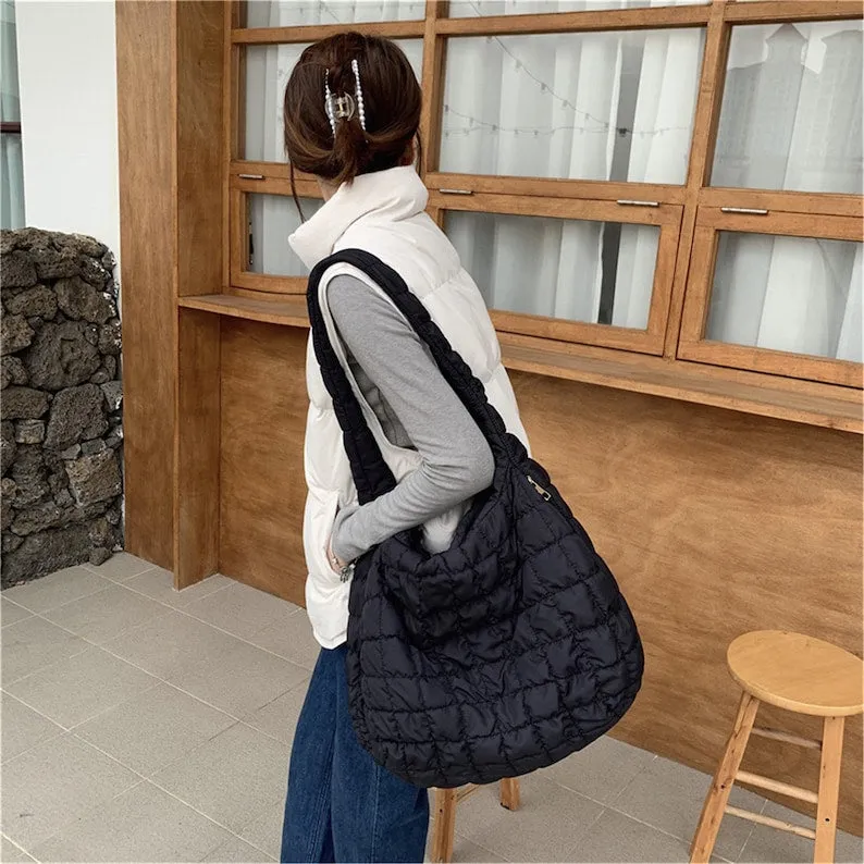 Cloud Pleated Casual Dumpling Bag Messenger Bag