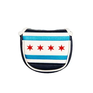 CMC Design Chicago Flag Mallet Putter Headcover