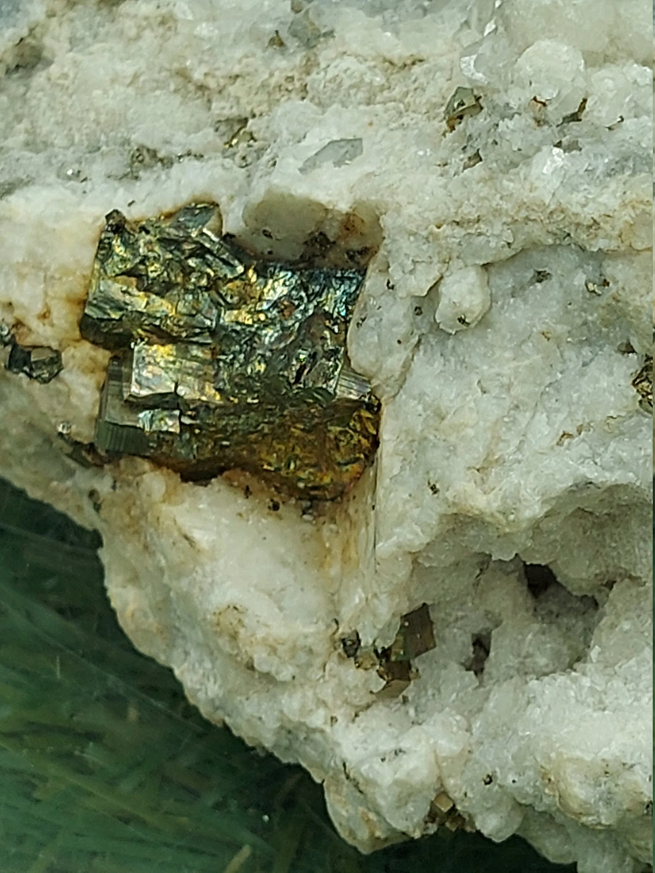 Combination Natural Rough Speciment with Galena - Pyrite - Calcite