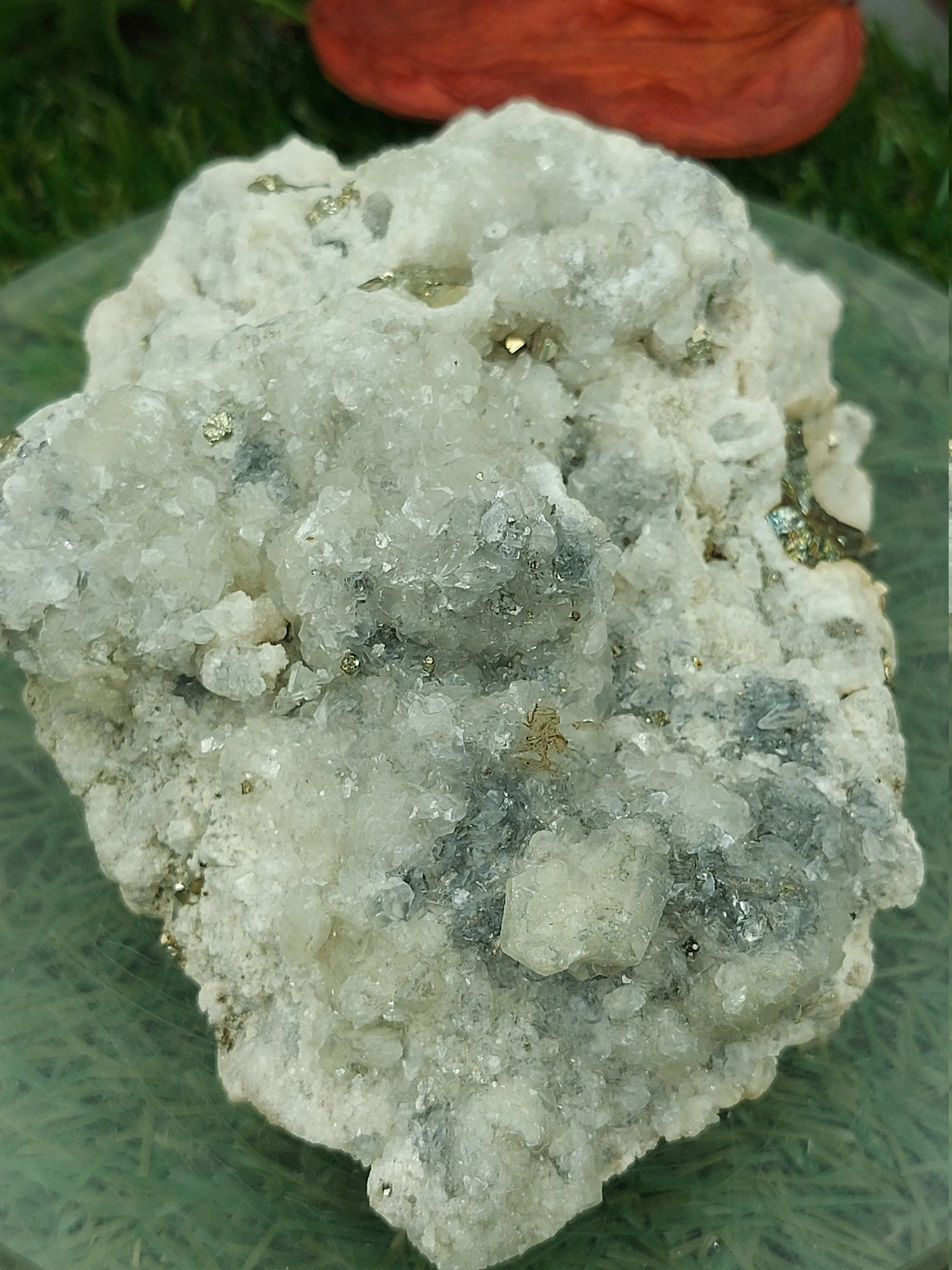 Combination Natural Rough Speciment with Galena - Pyrite - Calcite