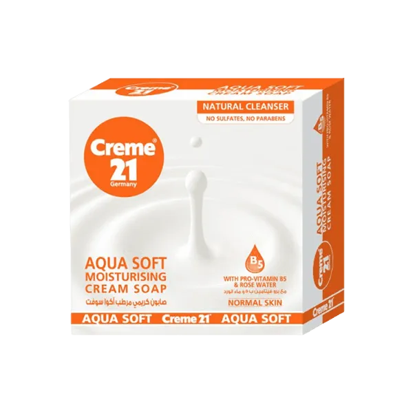 CREME 21 AQUA SOFT MOISTURISING CREAM SOAP 125G