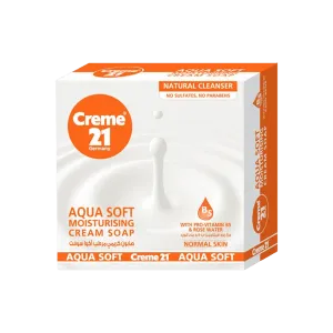 CREME 21 AQUA SOFT MOISTURISING CREAM SOAP 125G