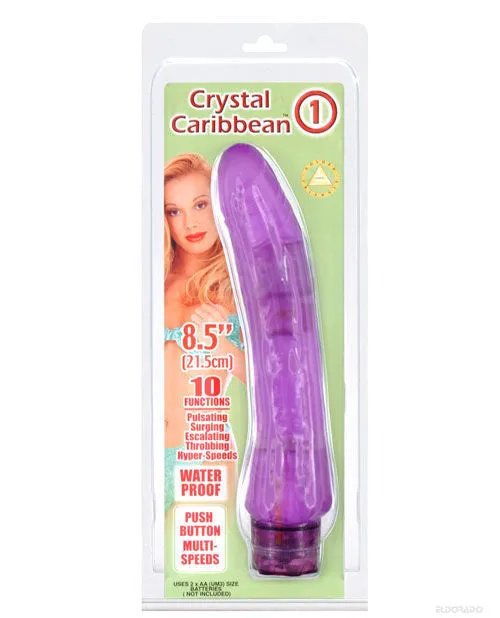 Crystal Caribbean #1 Jelly Vibe - 10 Function Purple