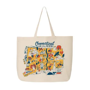 CT Map Tote Bag