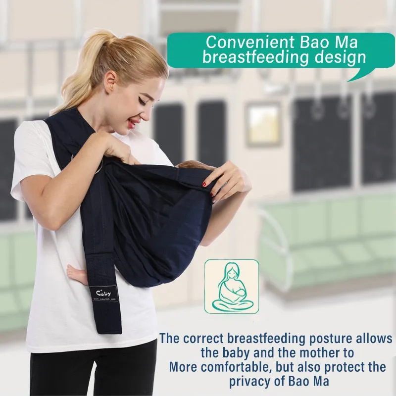 CUBY Baby Carrier Breathable Adjustable carrier soft Sling