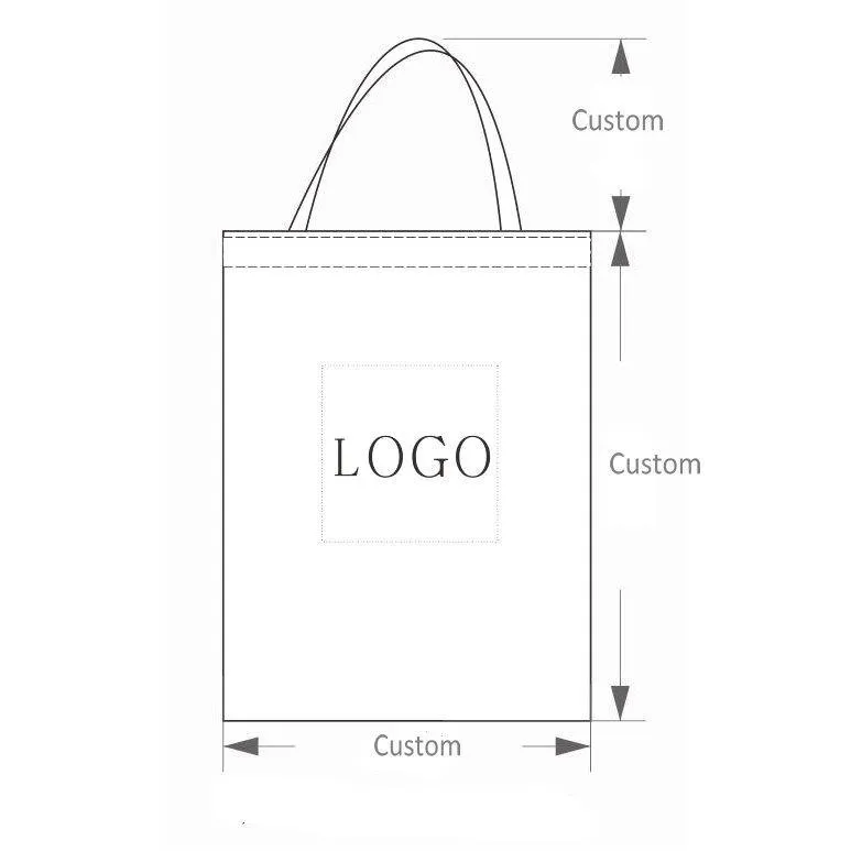 Custom Canvas Bag MOQ 100pcs Per Design