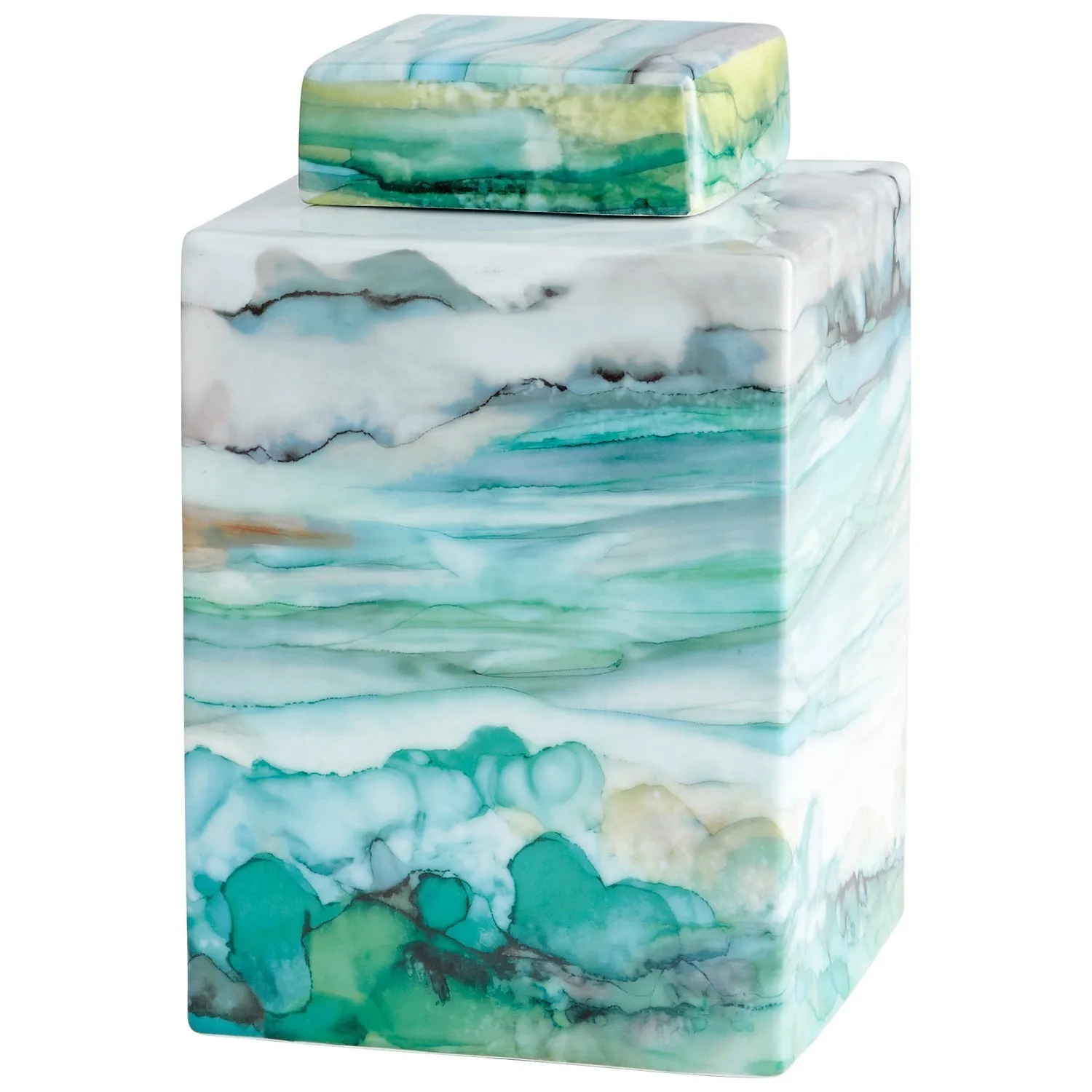 Cyan Design 10425 Amal Gamation Container - Multi Colored - Small