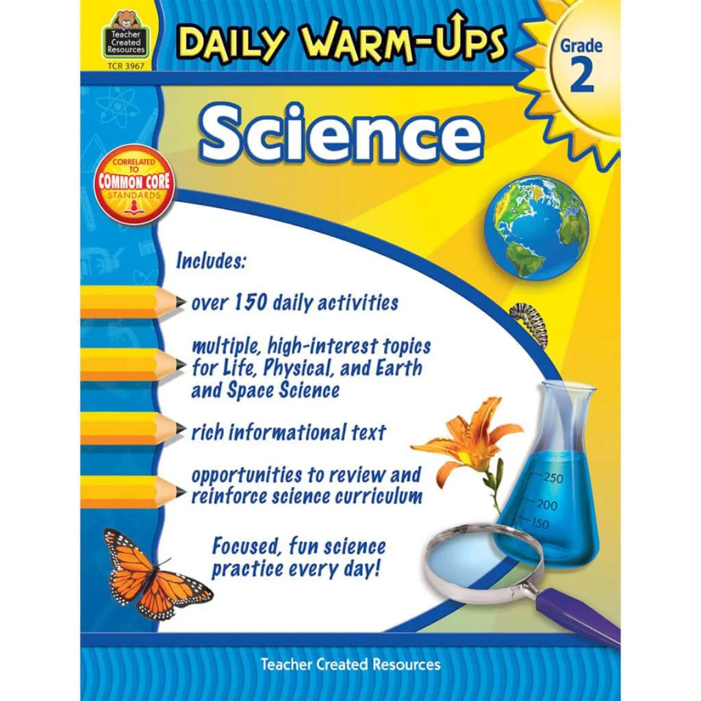 Daily Warm-Ups Science Book Grade 2