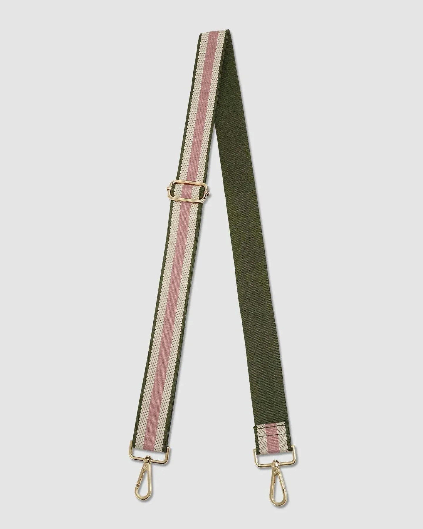 DAISY STRIPE CROSSBODY BAG KHAKI