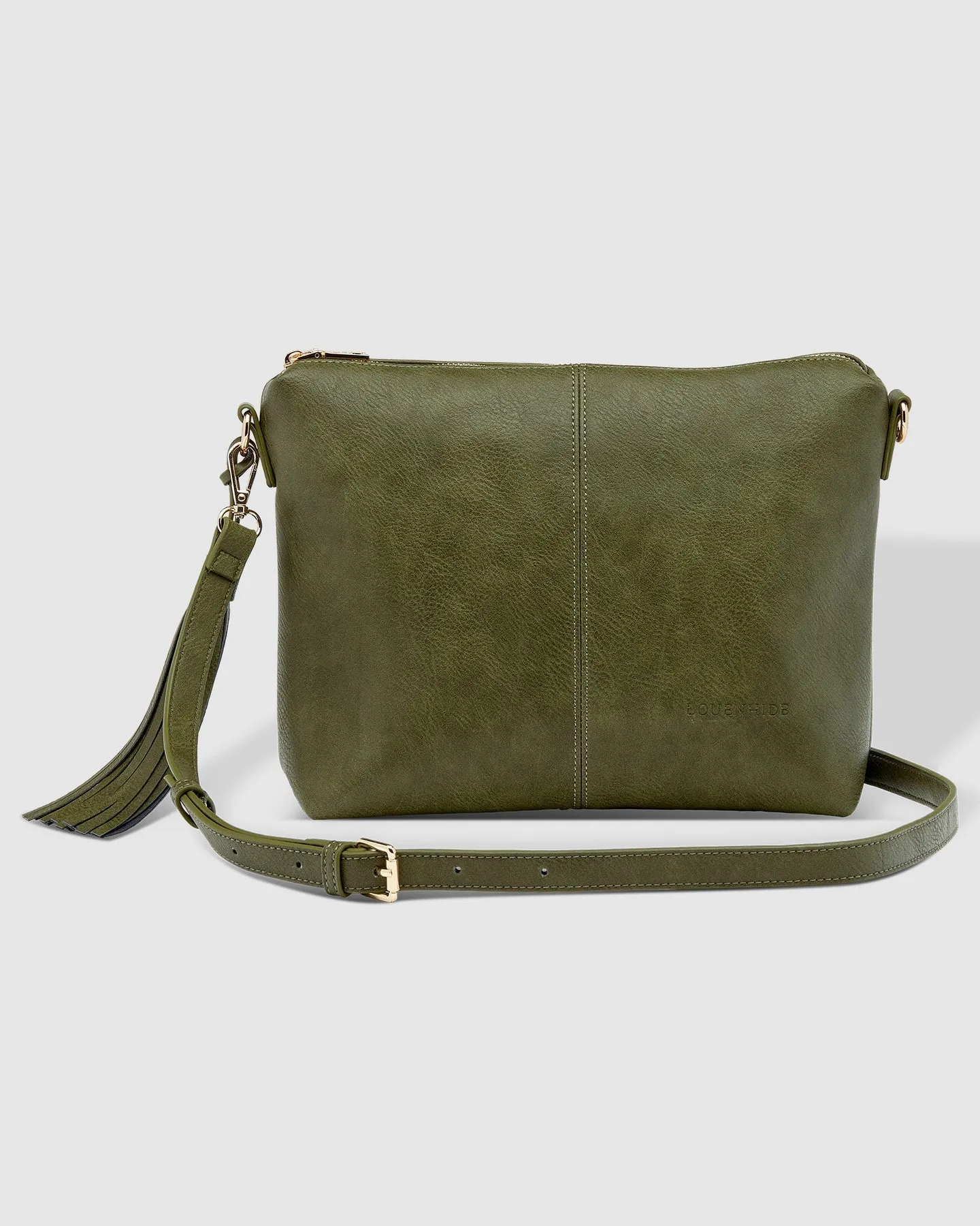 DAISY STRIPE CROSSBODY BAG KHAKI