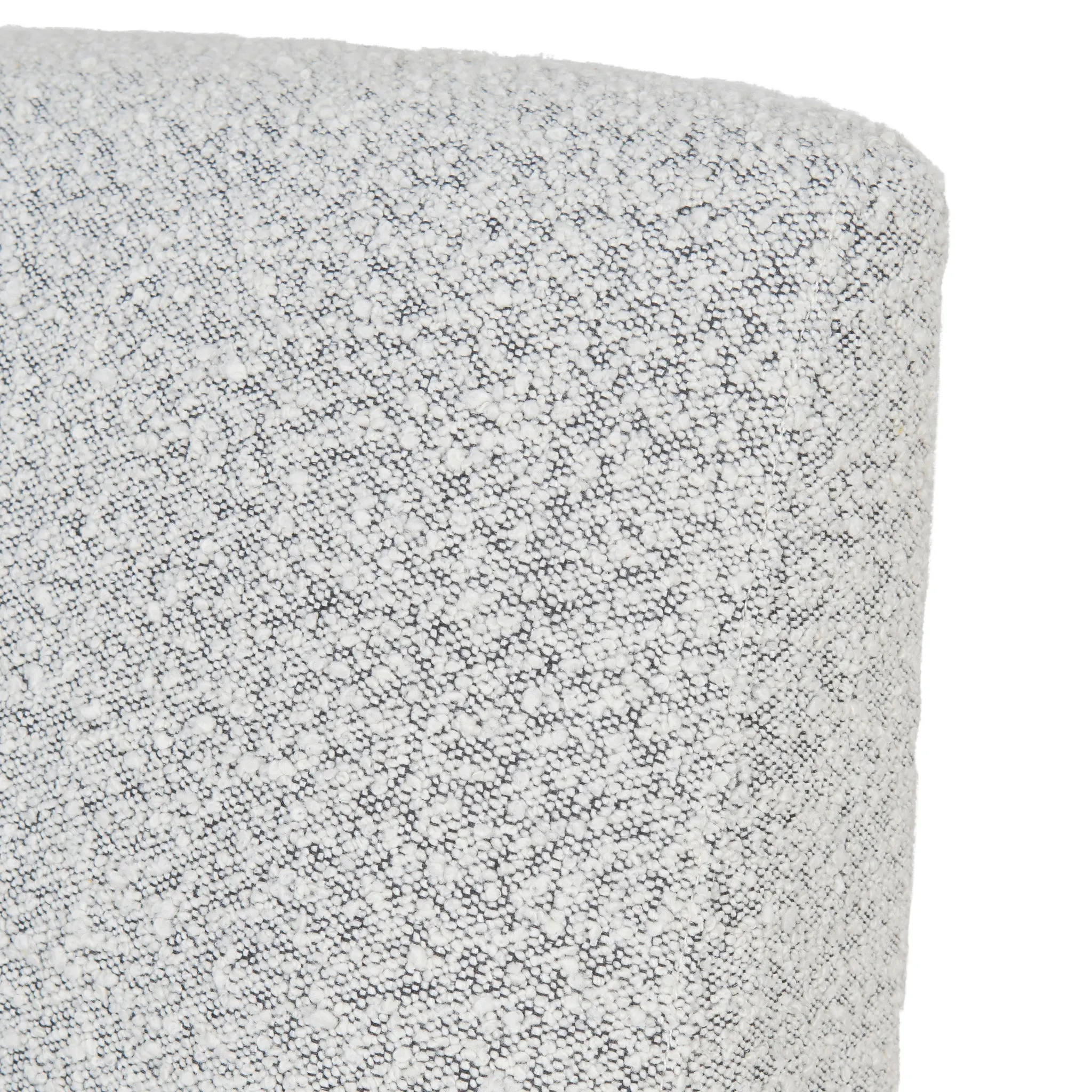 Deandre Armchair - Charcoal White Boucle