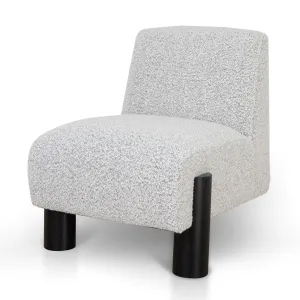 Deandre Armchair - Charcoal White Boucle