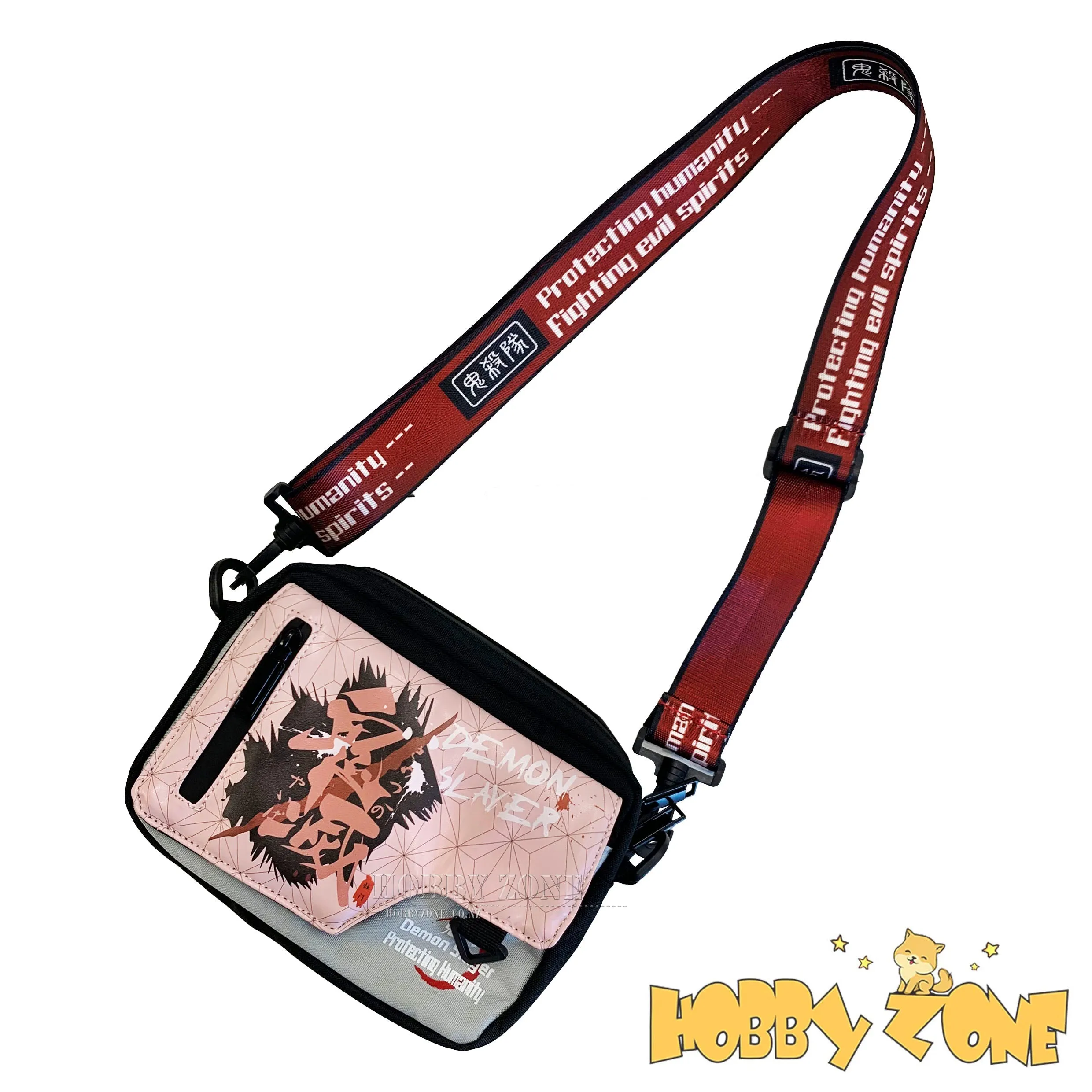 Demon Slayer Nezuko Pink Canvas Bag