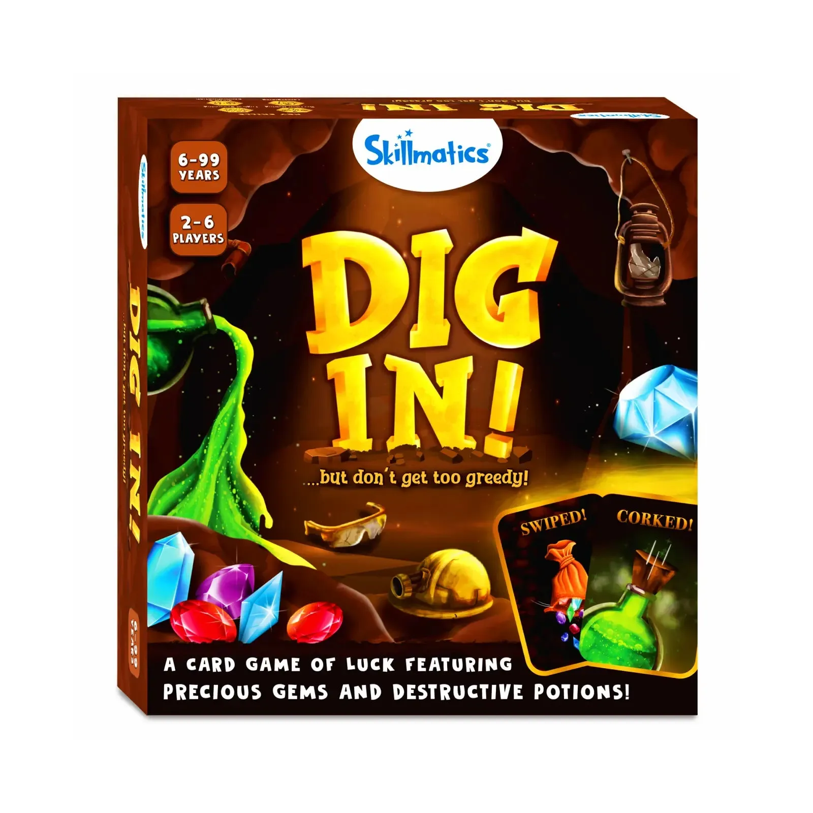 Dig In | Fun & Fast-paced Game of Luck (ages 6 )