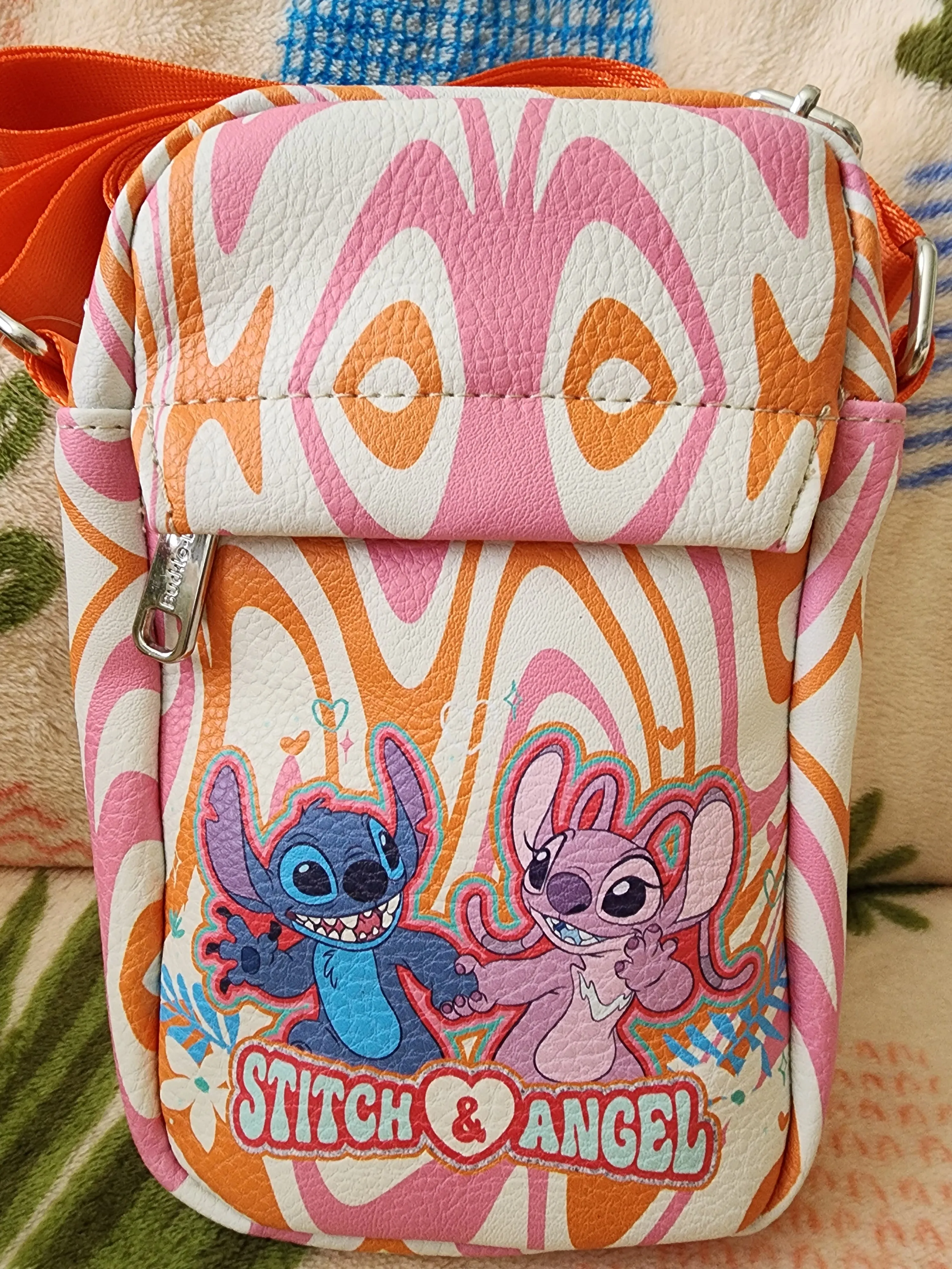 Disney Stitch and Angel Crossbody Bag