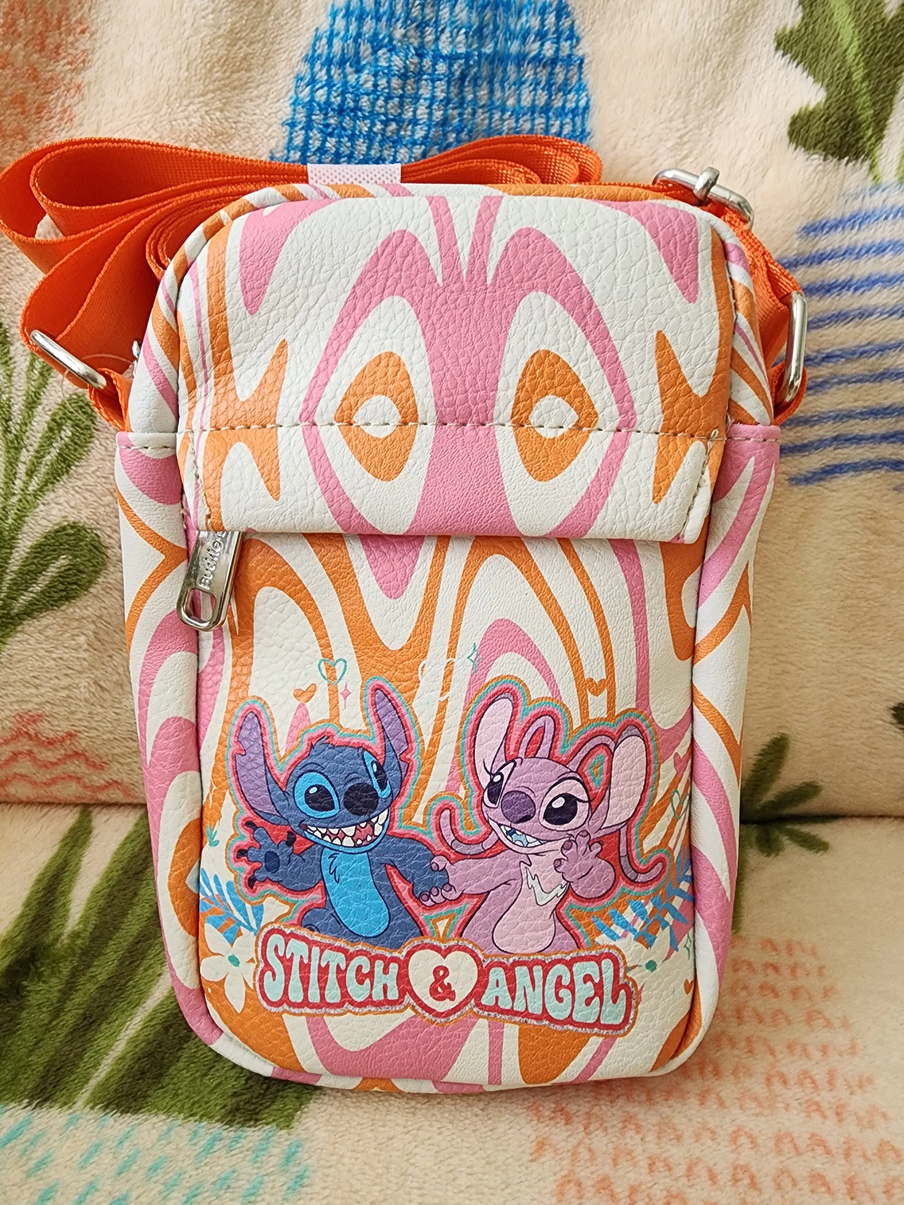 Disney Stitch and Angel Crossbody Bag