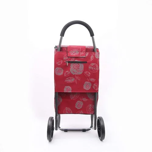 Eagle London Multicoloured Floral Print Lightweight 2 Wheel Shopping Trolley