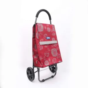 Eagle London Multicoloured Floral Print Lightweight 2 Wheel Shopping Trolley