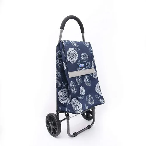 Eagle London Multicoloured Floral Print Lightweight 2 Wheel Shopping Trolley