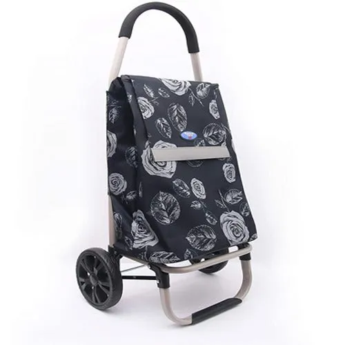 Eagle London Multicoloured Floral Print Lightweight 2 Wheel Shopping Trolley