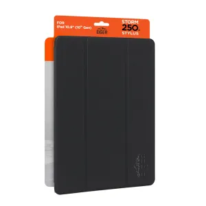 Eiger Storm 250m Stylus Case for Apple iPad 10.9 (10th Gen) in Black in Retail Sleeve