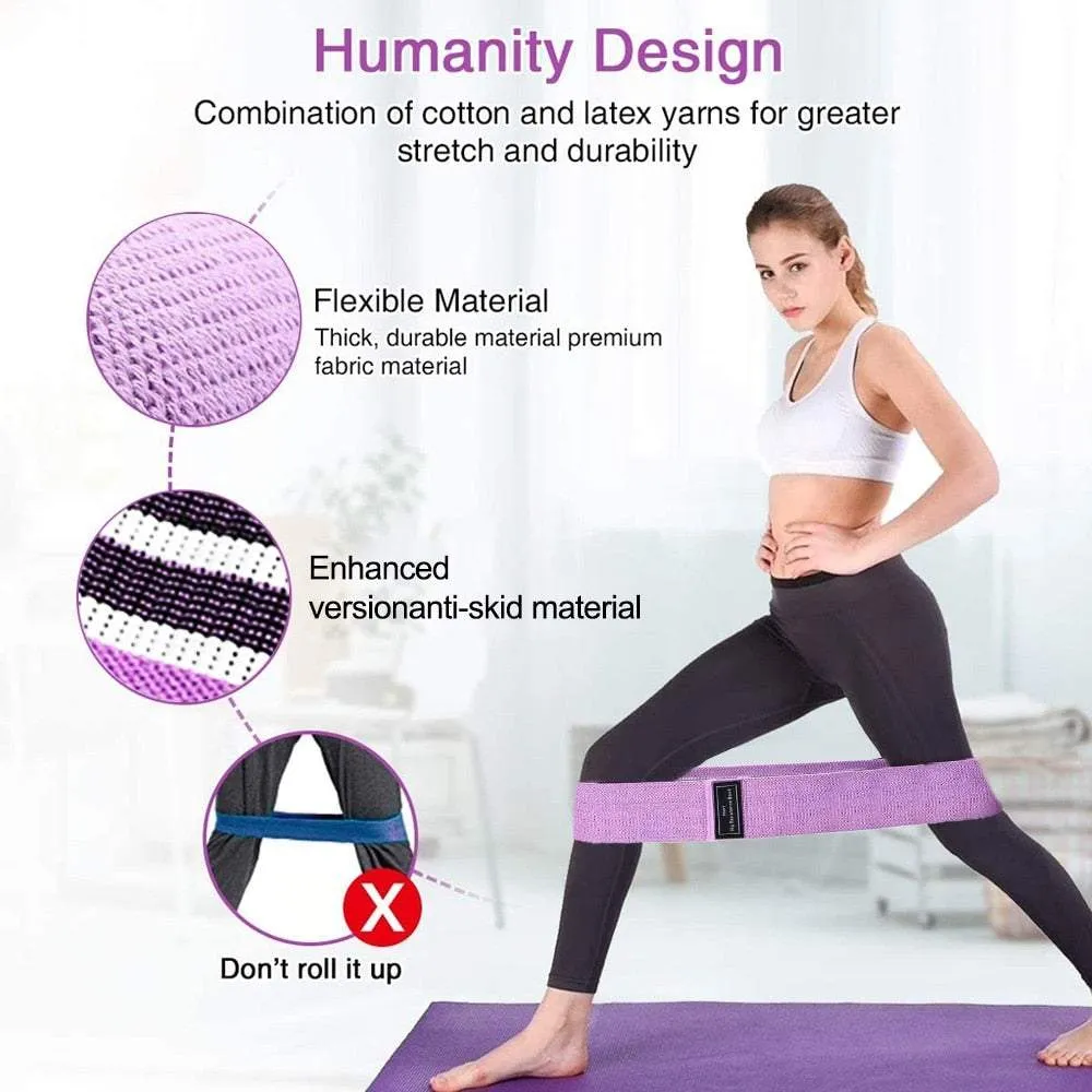 Elastic Fitness Resistance Band (3pcs)