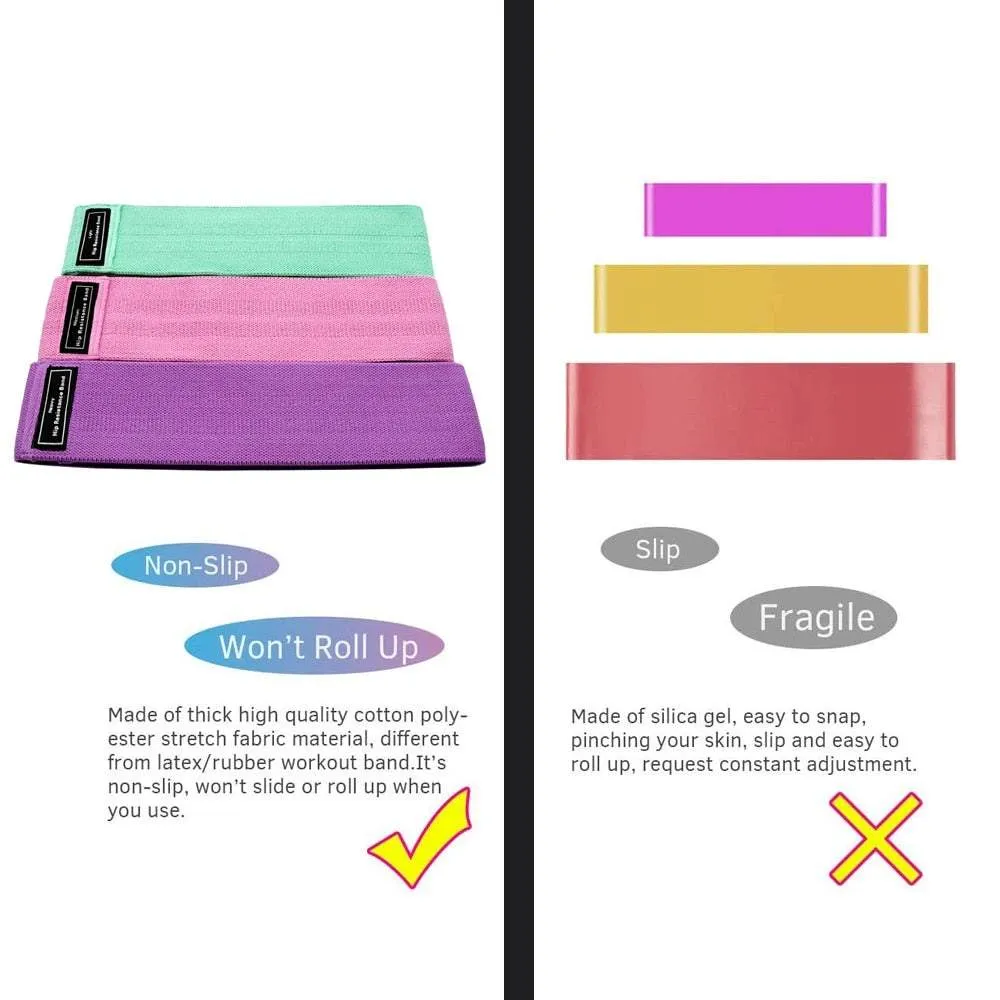 Elastic Fitness Resistance Band (3pcs)