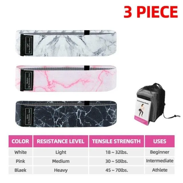 Elastic Fitness Resistance Band (3pcs)