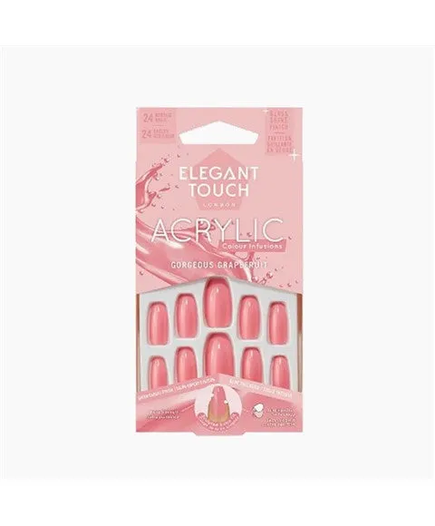 Elegant Touch  Acrylic Gorgeous Grapefruit