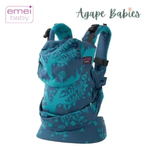 Emeibaby Hybrid Wrap Conversion Baby Carrier - Full Treemei Dark Blue Turquoise