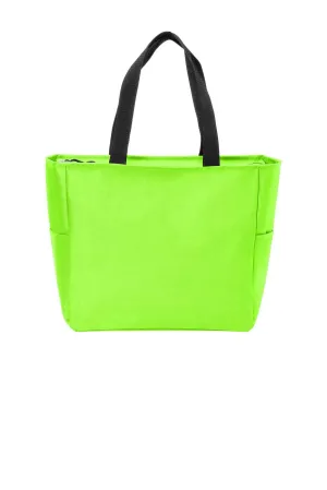 Essential Zip Polyester Canvas Tote Bag