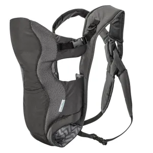 Evenflo Breathable 2-position Baby Soft Carrier, Gray Chevron