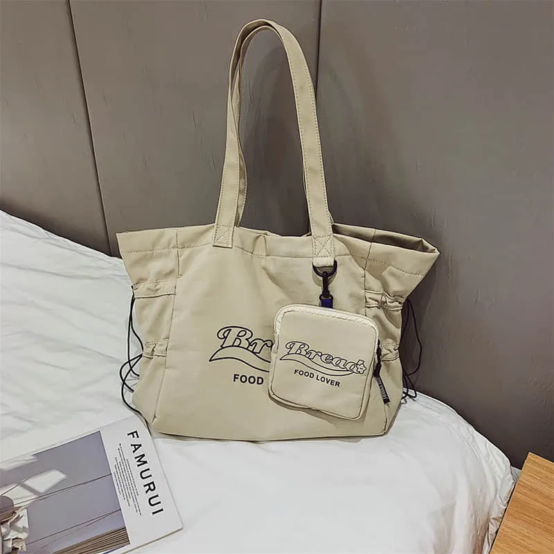 Fashion Large capacity simple all-match tote bag