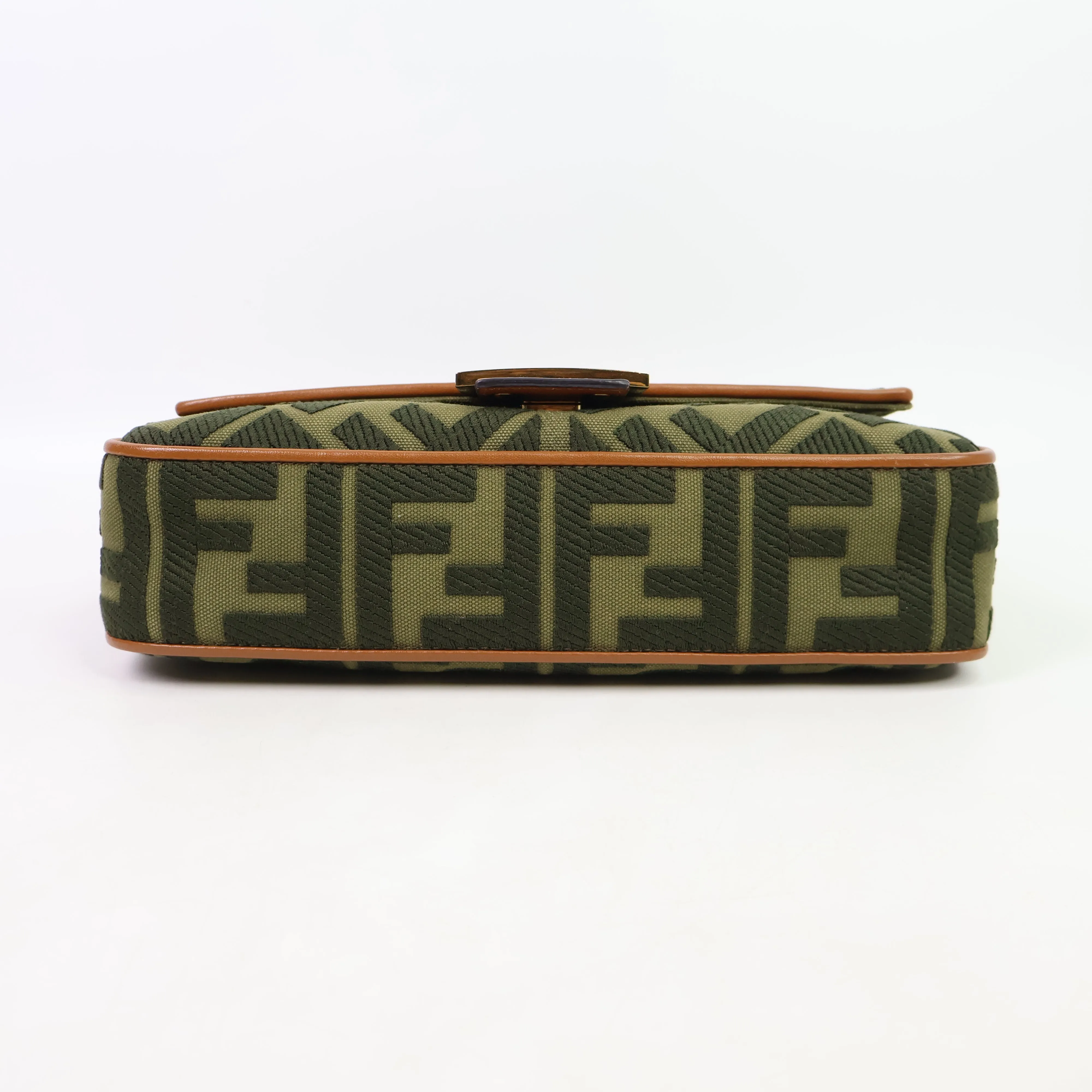 Fendi Baguette Canvas Green