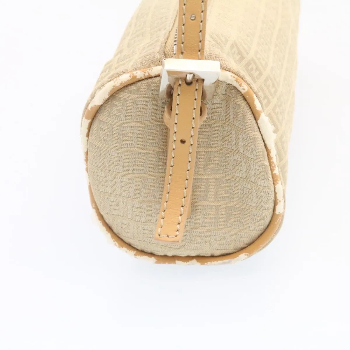 FENDI Micro Zucca Canvas Accessory Pouch Beige  am1285g