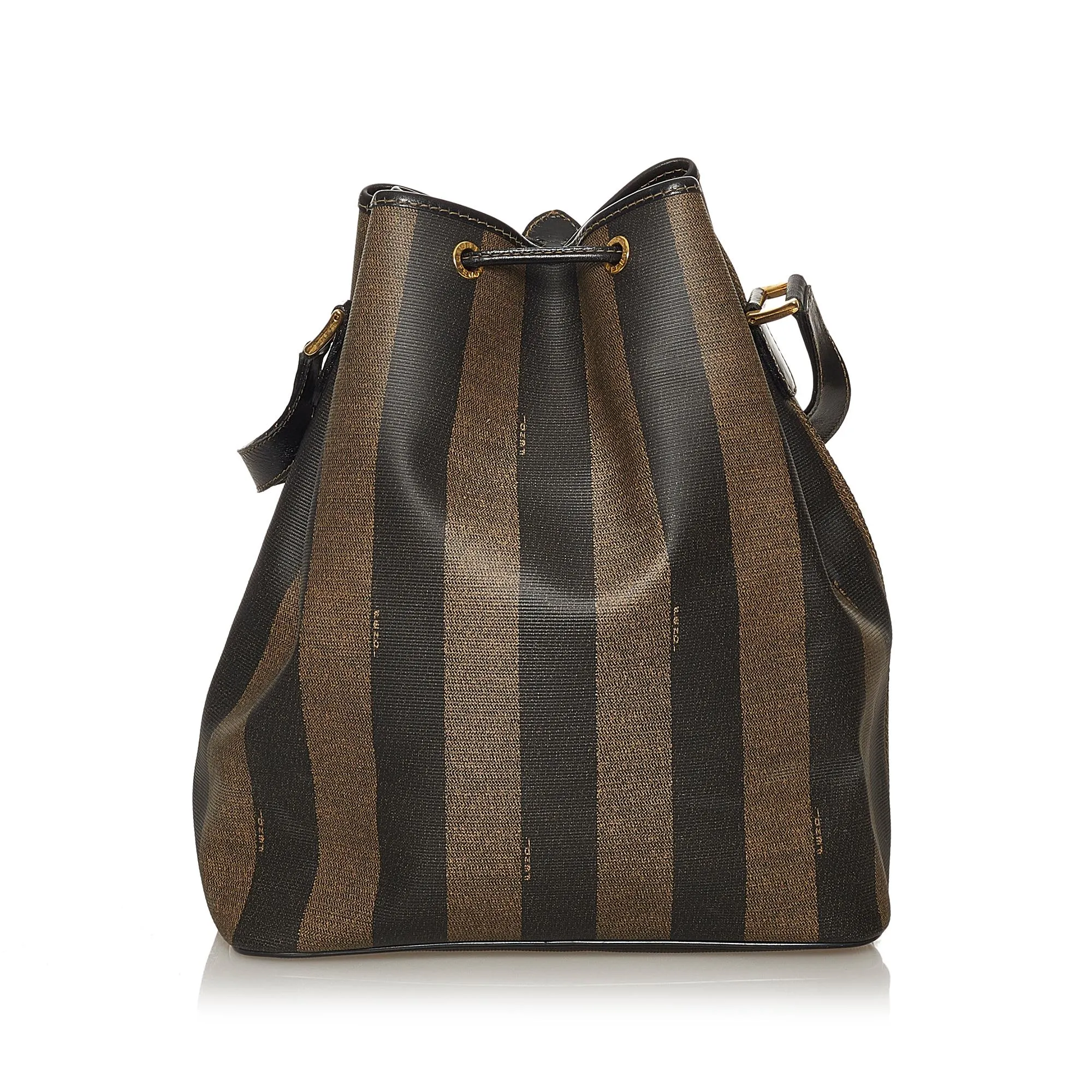 Fendi Pequin Bucket Bag (SHG-28387)