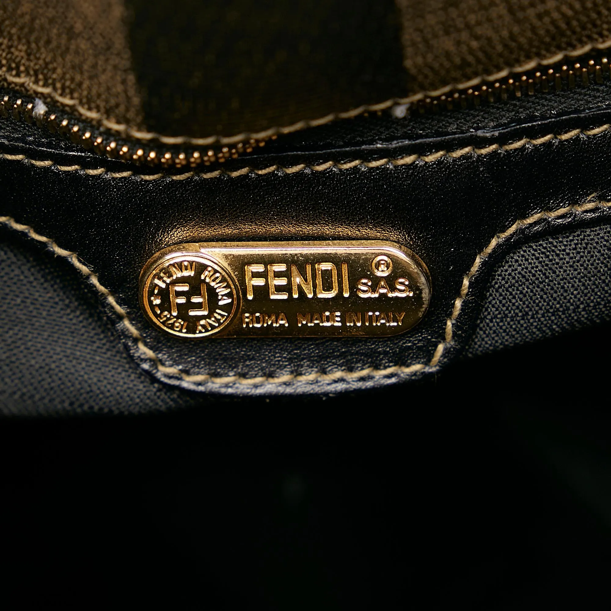 Fendi Pequin Bucket Bag (SHG-28387)