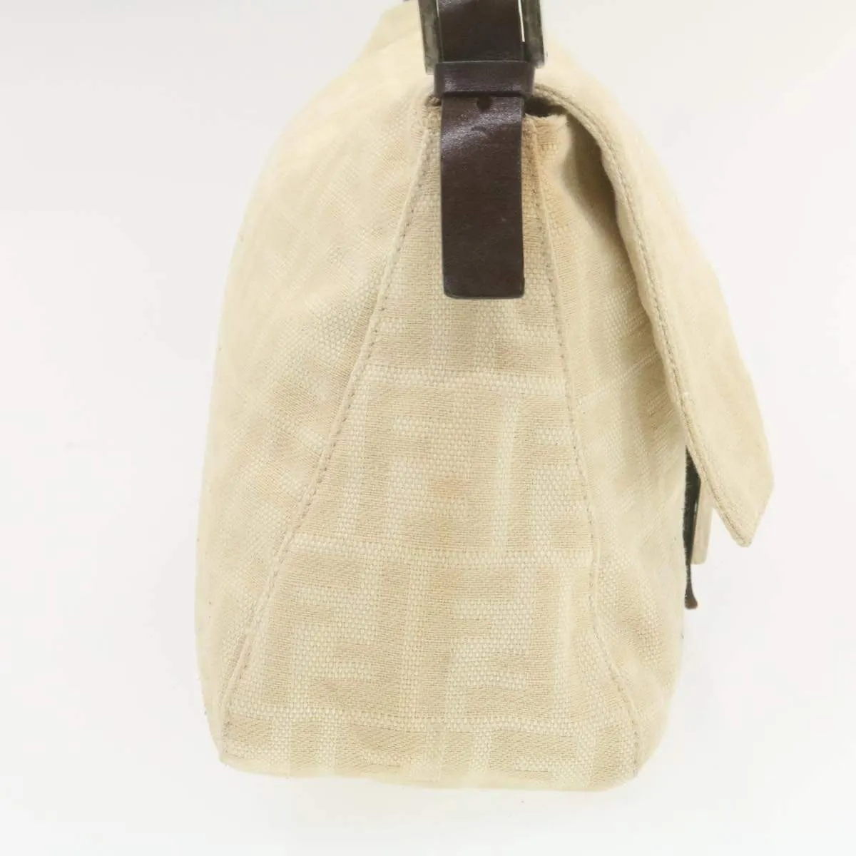 Fendi Zucca Canvas Mamma Baguette Shoulder Bag