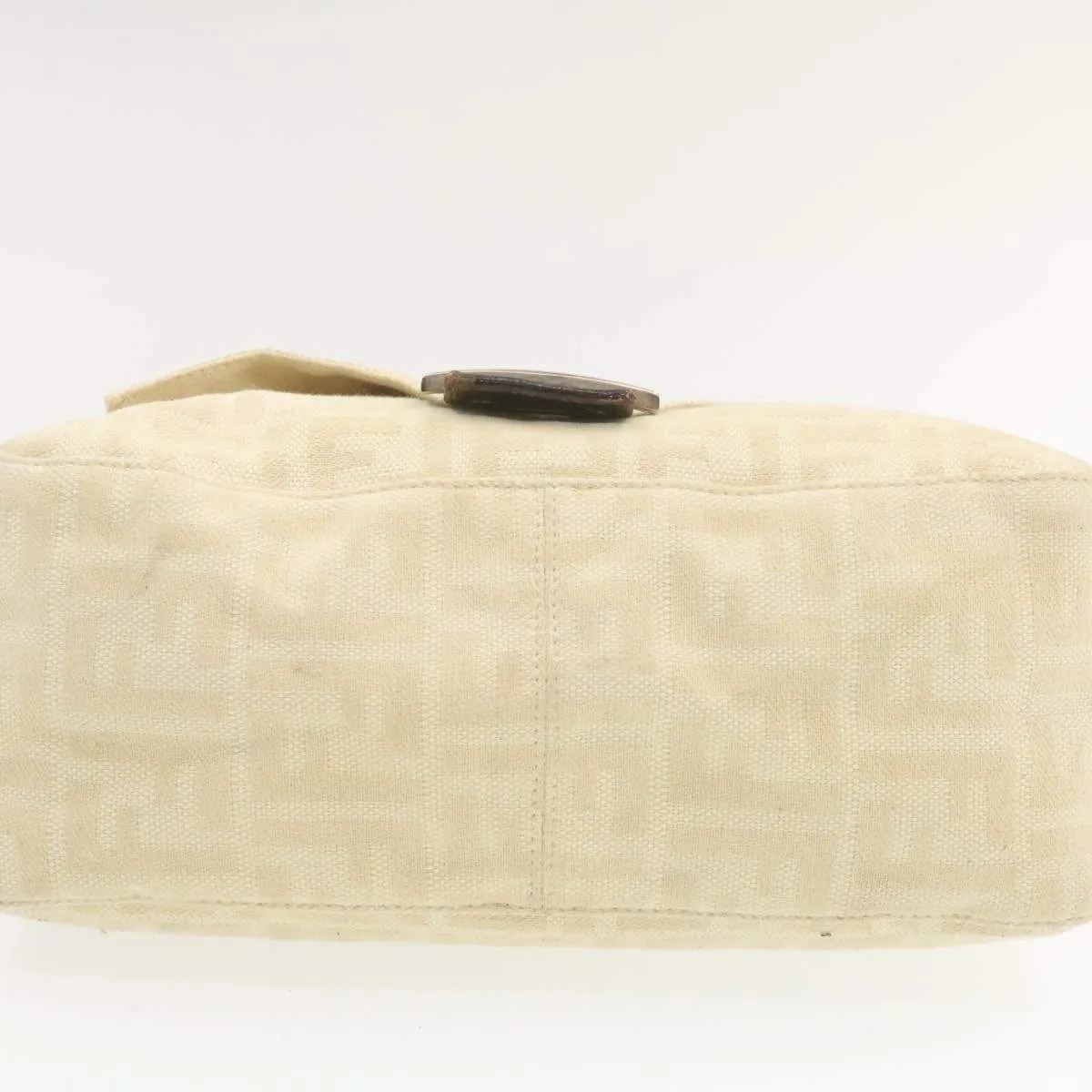 Fendi Zucca Canvas Mamma Baguette Shoulder Bag