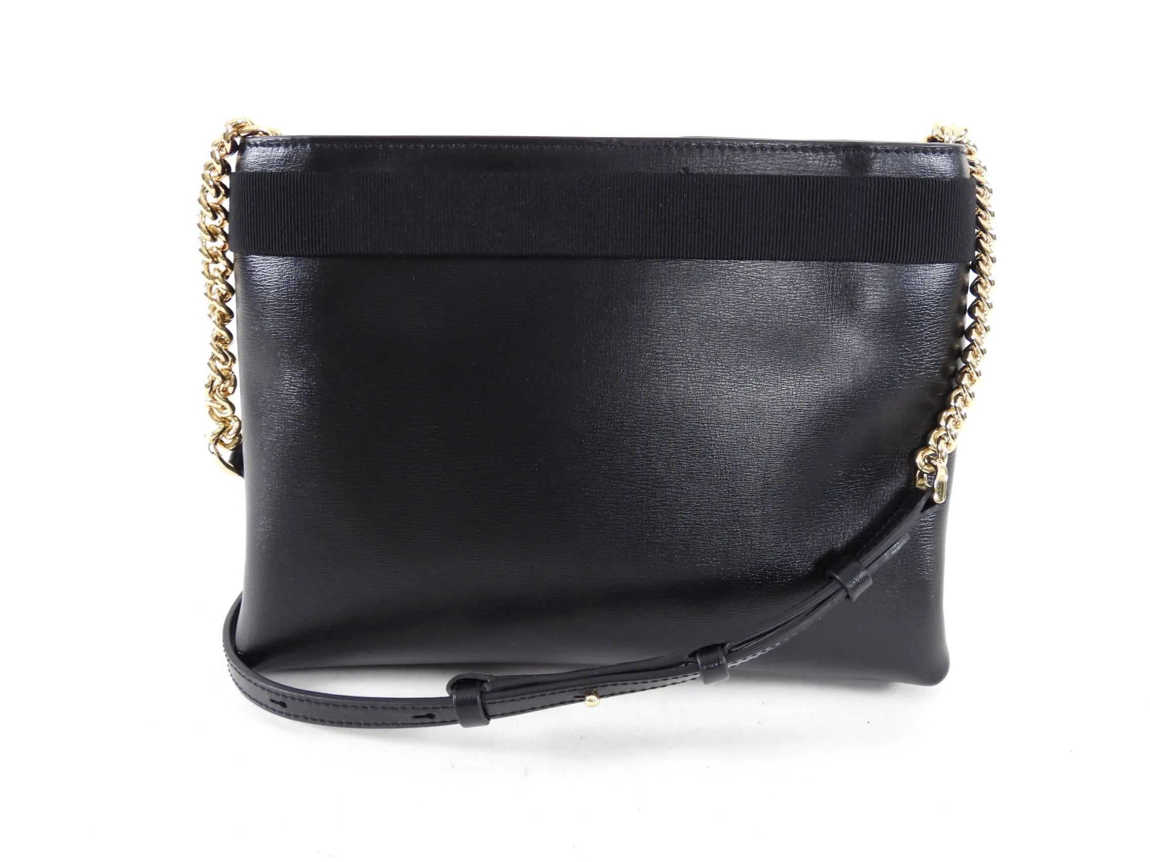 Ferragamo Black Leather Vera Crossbody Bag